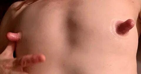 Tiny tits long nipples