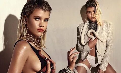 Sofia Richie appears on cover of Complex in bikini with snak