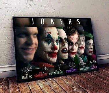 All versions joker signatures poster