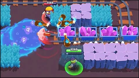 Brawl Stars - Gem Grab: Minecart Madness - Brawler: Barley -