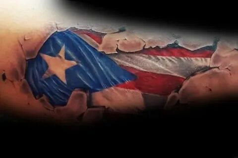 Symbolic Puerto Rico Flag Tattoo Puerto Rico Tattoo Ideas Fl