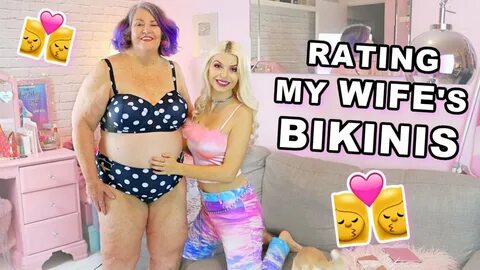 Rating My Wife's Bikinis (Lesbian Couple 🏳 🌈 💕) - YouTube