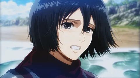 Mikasa smiles on the sea Mikasa, Attack on titan anime, Atta