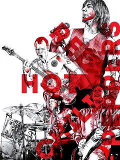 Купить постер (плакат) Red Hot Chili Peppers в интернет-мага