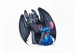 Stitch and Toothless by Emily Young-Chapman Toothless and st