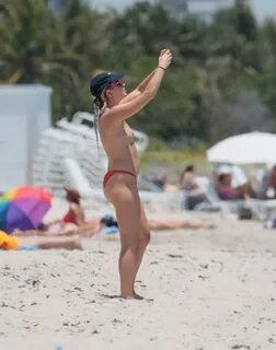 Free GG Magree Is Topless On The Beach The Celebrity Daily