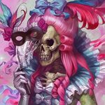 portraits on Behance Skull artwork, Skull wallpaper, Art