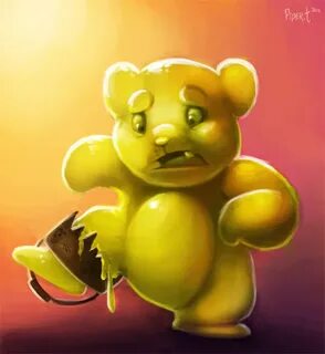 DAY 3. Gummy Bear Trap (35ish Minutes) Daily painting, Gummy