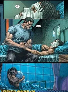 This actually made me tear up a little...Bruce and Jason. Ba