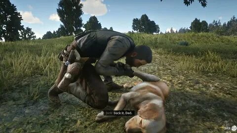 Red Dead Redemption 2 - John Marston Sucks Venom To Save Dog