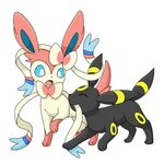 umbreon sylveon 320587800552211 by @pastel_the_leafy