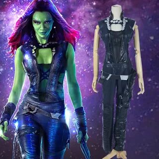 Купить Guardians of the Galaxy Gamora Cosplay Costume Adult 