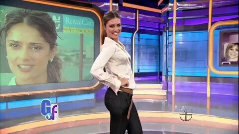 Heloisa Alves modeling on El Gordo y la Flaca show - YouTube