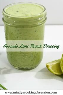 Avocado Lime Ranch Dressing Recipe Lime ranch dressing, Avoc