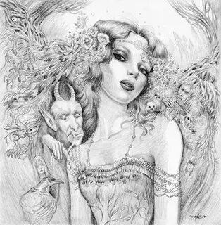 Persephone Sketch at PaintingValley.com Explore collection o