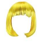 Wig Yellow Bob transparent PNG - StickPNG