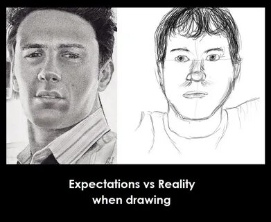 Drawing expectations vs reality