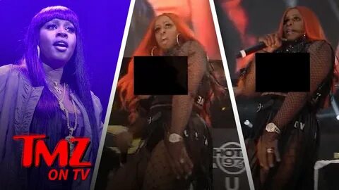 Remy Ma Has A Nip Slip While On Stage! TMZ TV - YouTube