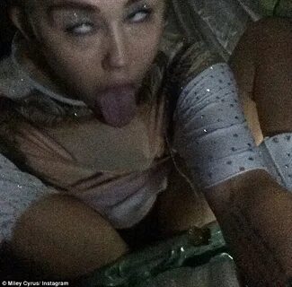 Miley cyrus faked leaked fan pictures.