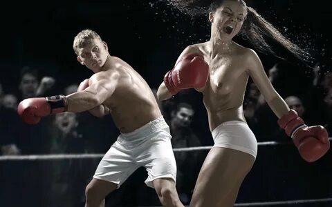 Женщина против мужчины на ринге - Сборник классных фоток