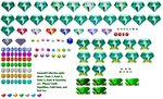 Sonic Chaos Emerald Sprite Sheets All in one Photos