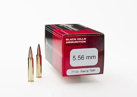 Black Hills Ammunition New for 2014- 5.56 77 Gr. TMK Black H