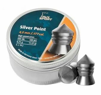 Пуля Silver Point 4,5 к/0,75 г/500 шт
