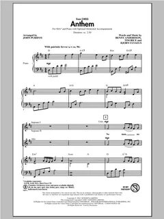 Anthem (from Chess) - Choral Music Download