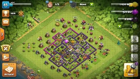 Clash of Clans Bases war for Town hall 8 - ClashTrack.com