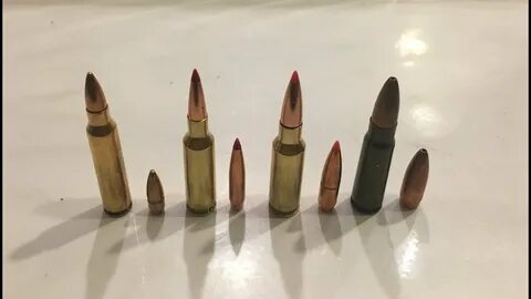 5.56 vs .224 Valkyrie vs 6.5 Grendel vs 7.62 x 39 - YouTube