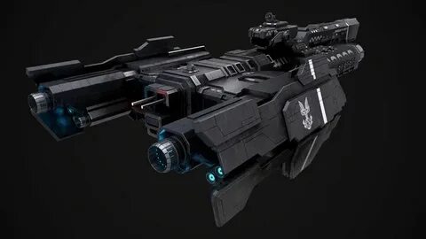 ArtStation - UNSC Paris Class Heavy Frigate, Felix von Oppel