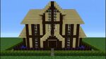 Minecraft Tutorial: How To Make A Wooden House - 12 - YouTub