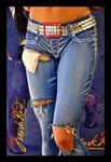 Mark Reid jeans Painted jeans, Western outfits, Body paintin