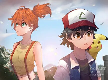 ArtStation - Misty and Ash fan art