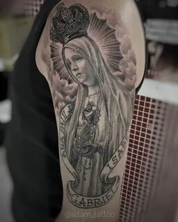 Our lady Fatima tattoo Nossa senhora de fatima, Tatuagens ca