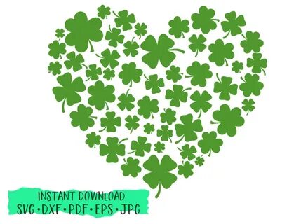 Sublimate, Silhouette 4 leaf clover Aztec Shamrock Svg Dxf P