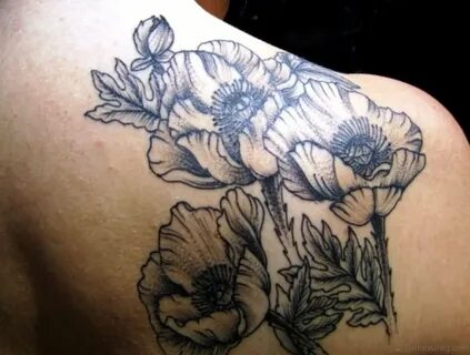 60 Well Formed Poppy Tattoos On Back - Tattoo Designs - Tatt
