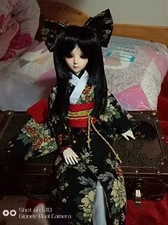 Японское кимоно для шарнирной куклы, аксессуар для шарнирной