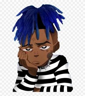 Xxxtentacion Blue Hair Drawing - Free Transparent PNG Clipar