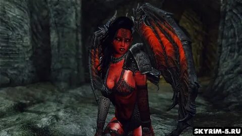 Амара - Огненный суккуб для игры Skyrim Скайрим