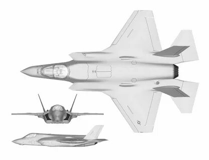 Lockheed Martin F-35 Lightning II Blueprint - Download free 