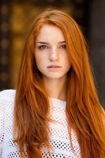 Очаровательная рыжеволосая красотка. Beautiful red hair, Gir