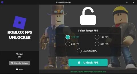 FPS Unlocker " Free Roblox FPS Unlocker Software