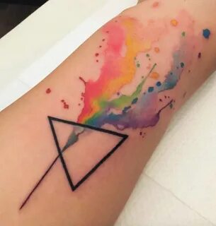 100+ Most Beautiful Watercolor Tattoo Ideas Rainbow tattoos,