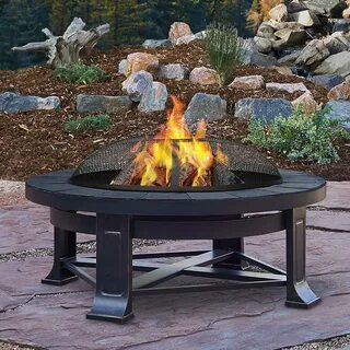 Buy Real Flame Edwards Wood Burning Fire Pit - Gray in Cheap