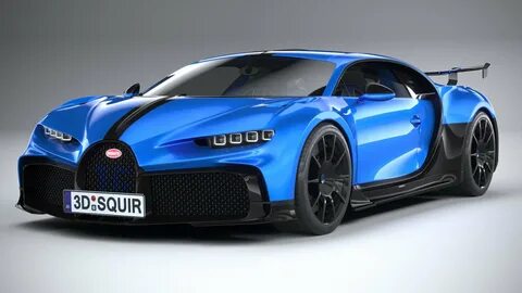 Bugatti Chiron Pur Sport 2021 - 3D Model by SQUIR