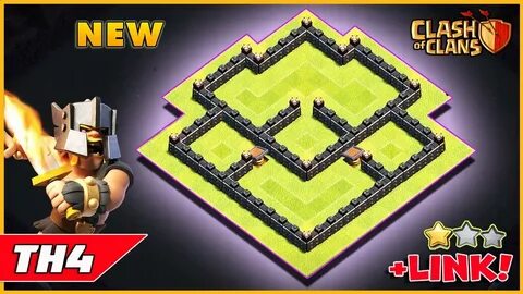 New Best Town Hall 4 (TH4) Base with REPLAY TH4 base Copy Li