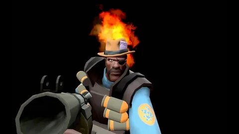 Unusual Killer Exclusive with Burning Flames Hat TF2 Team Fo