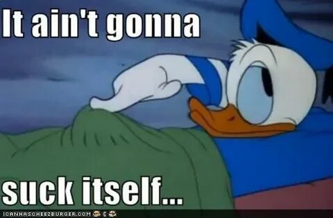 Donald Duck - It Ain't Gonna Suck Itself It Aint Gonna Suck 