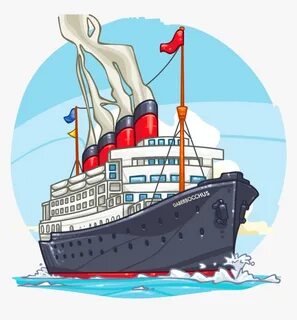 Clip Art Item Detail Ship Itembrowser - Cruise Ship Cartoon 